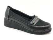 Berfilla Dr.Tavsiyeli İçi %100 Deri Anne Kadın Babet Ayakkabı - 1