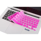 MacBook Air Pro Klavye Koruyucu Türkçe Q Baskılı US Klavye Uyumlu Silikon Kapak - 5