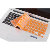 MacBook Air Pro Klavye Koruyucu Türkçe Q Baskılı US Klavye Uyumlu Silikon Kapak - 12
