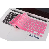 MacBook Air Pro Klavye Koruyucu Türkçe Q Baskılı US Klavye Uyumlu Silikon Kapak - 9