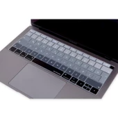 Macbook Air 13inç Klavye Koruyucu TouchID'li (Türkçe Q) A1932 Modeli ile Uyumlu Ombre (2018-2019) - 6