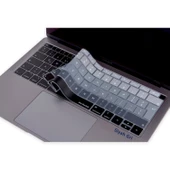 Macbook Air 13inç Klavye Koruyucu (UK-EU İngilizce) Ombre TouchID'li A1932 ile Uyumlu - 3