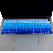 Macbook Air 13inç Klavye Koruyucu (US to TR) Ombre TouchID'li A1932 Modeli ile Uyumlu - 7
