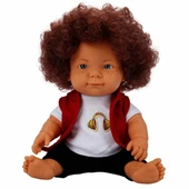 Sunman Kıvırcık Saçlı Curly Bebek 35 Cm - 6