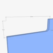 Dorma Glas US10 10-12mm cam için thumbnail 2