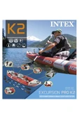 Intex Excursion Pro Kayak K2 Çift Kişilik Şişme Kano Set (180 KG) ( 384 X 94 X 46 Cm ) thumbnail 8