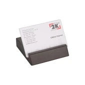 2K KARTVIZITLIK VE MASAUSTU TELEFON TUTUCU KAHVE - 1