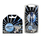 Dynamo 3 Bıçaklı Sistem Erkek Tıraş Bıçağı ve 4 Adet Yedek Kartuş thumbnail 1
