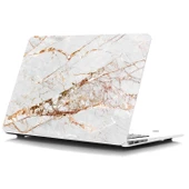 Macbook Air Kılıf 13 inç Mermer10NL (Eski USB'li Model 2010-2017) A1369 A1466 ile Uyumlu thumbnail 2