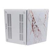 Macbook Air Kılıf 13 inç Mermer10NL (Eski USB'li Model 2010-2017) A1369 A1466 ile Uyumlu thumbnail 5