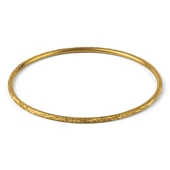 RimaGold 22 Ayar 15 Gram Ajda Düz Sim Detaylı Bilezik - 3