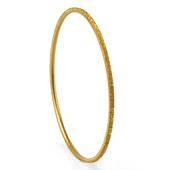 RimaGold 22 Ayar 12 Gram Ajda Düz Sim Detaylı Bilezik - 1