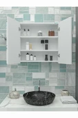 Montana 2 Kapaklı Aynalı Banyo Dolabı Çok Amaçlı Banyo Dolabı - 3