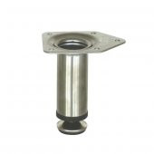 Gürçay Paslanmaz Metal Mobilya Dolap Ayağı 32mm (4 Adet) - 2