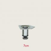 Gürçay Paslanmaz Metal Mobilya Dolap Ayağı 32mm (4 Adet) - 5