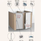 Gürçay Paslanmaz Marin Elbise Askısı 25.642 - 2