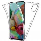 Samsung Galaxy M31s 360 Derece Şeffaf Silikon Kılıf Komple Koruma - 1
