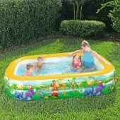 Bestway 91008 Disney Lisanslı, Mega Dikdörtgen Şişme Aile Havuzu - 1