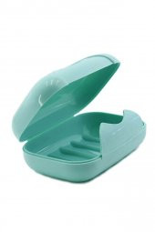 Kilitli Kapaklı Sabunluk Yeşil - 1