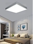 Gökyüzü Panel Gecemsi Tasarım, Led Avize, Yatak Odası Lamba,54w -büyük Boy Avize (60cmx60cm) - 9