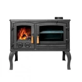 Volkan V-03 Fırınlı Kuzineli Şömine Soba thumbnail 1