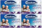 Goodcare Hasta Bezi Yetişkin Bel Bantlı Tekstil Yüzey M Medium - Orta 120 Adet (4PK*30) - 1