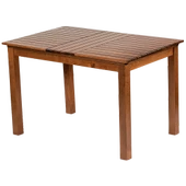 Albatros Ahşap Bahçe Balkon Seti: 80x120 Sabit Masa + 4 Katlanır Sandalye - 5