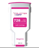 Feyink HP 728 Magenta 300 ml. Kırmızı  Orijinal Mürekkep Dolumlu Feyink Kartuş - 1