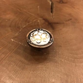 Narin Porselen Bakır Çekmece Kapak Kulpu (2 Adet) - 12