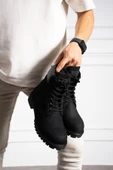 Albishoes Erkek Kaymaz Termo Taban Hakiki Deri Suya Soğuğa Dayanıklı Cat Modeli Kışlık Erkek Bot - 4