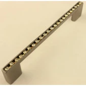 Gürcay Sıralı Taşlı Lama Kulp 128mm Füme (2 Adet) thumbnail 1