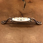 Narin Porselen Bakır Çekmece Kapak Kulpu (2 Adet) - 5