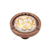 Narin Porselen Bakır Çekmece Kapak Kulpu (2 Adet) - 4