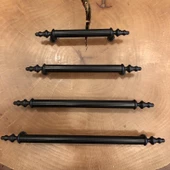 Metax Kumru Kulp Siyah Çekmece Dolap Mobilya Kulpu (2 Adet) thumbnail 1