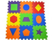 Matrax Oyuncak Polimat 33x33cm  9mm Geometrik Şekiller - 2