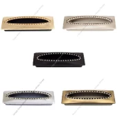 Gürçay Sıralı Taşlı Gömme Çekmece Kapak Kulpu 96mm thumbnail 1