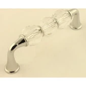 Gürçay Kristal Cam Taşlı Kulp 96mm Seffaf thumbnail 1