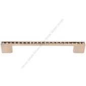 Gürçay Sıralı Taşlı Lama Kulp 128mm İnoks (2 Adet) - 3