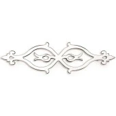 Gürçay Desenli Kamelya Kulp Krom 160mm - 1