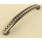 Gürcay Sıralı Taşlı Lama Kulp 128mm Füme (2 Adet) - 1