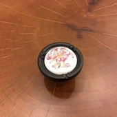 Narin Porselen Siyah Pembe Çekmece Kapak Kulpu (2 Adet) thumbnail 2