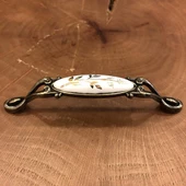 Narin Porselen Antik Çekmece Kapak Kulpu - 2 Adet - 5