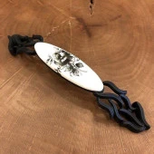 Gürçay Zuhal Porselen Çekmece Kapak Kulpu 160mm thumbnail 1