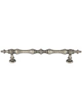 Gürçay Şehzade Kulp Antik Gümüş 128mm (2 Adet) thumbnail 1