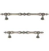 Gürçay Şehzade Kulp Antik Gümüş 128mm (2 Adet) thumbnail 3