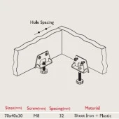 Gürçay Mobilya Ayağı 32mm (4 Adet) thumbnail 2