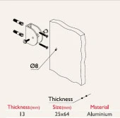 Kabin Bağlantısı U 13mm thumbnail 2