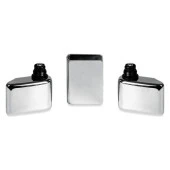 Pimli Cam Menteşe Kalın Tip Krom 1 Takım - 1