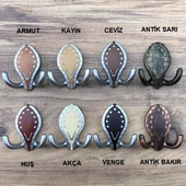 Ahşap Desenli Plastik Portmanto Askısı DAS (2 Adet) - 1