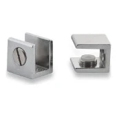 Köşeli Cam Raf Tutucu 10mm -  4 Adet - 1